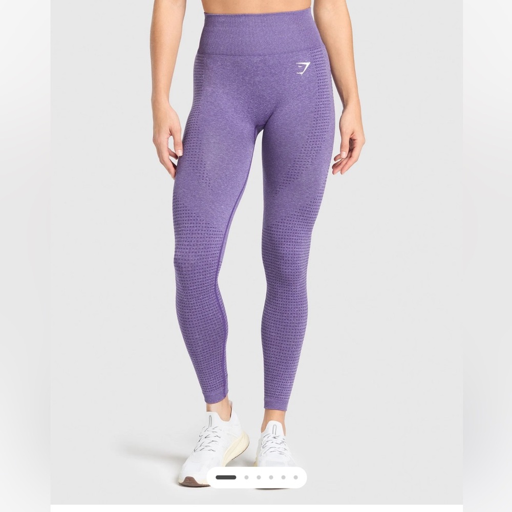 Gymshark Vital Seamless 2.0 Leggings, Purple, size Medium